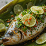 poisson thaï recette vapeur à la citronnelle et citron vert