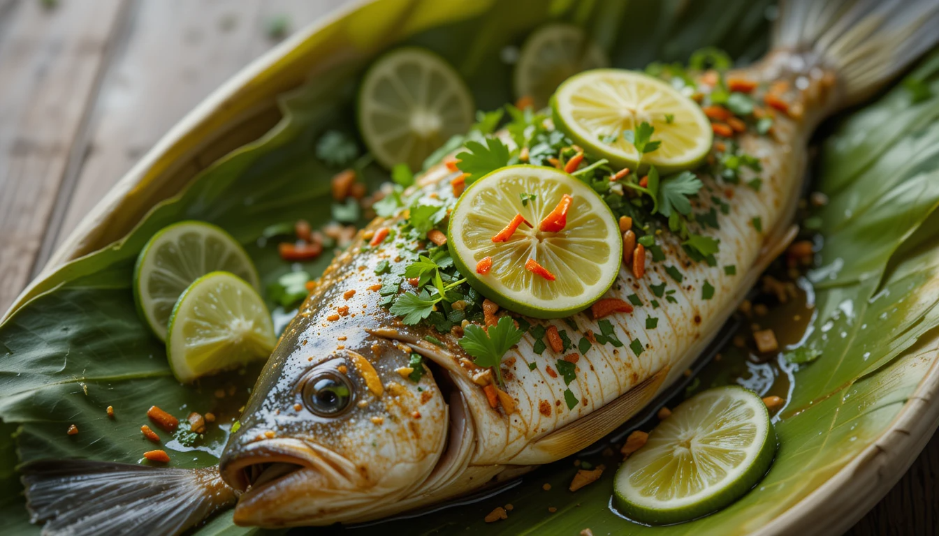poisson thaï recette vapeur à la citronnelle et citron vert